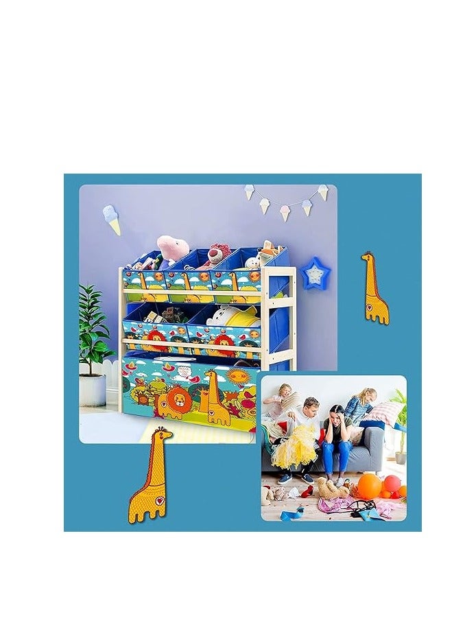 HotsUAE Kids Toy Storage Organizer with 6 box, Toy Box and Storage Rack, for Living Room Bedroom - Image 4