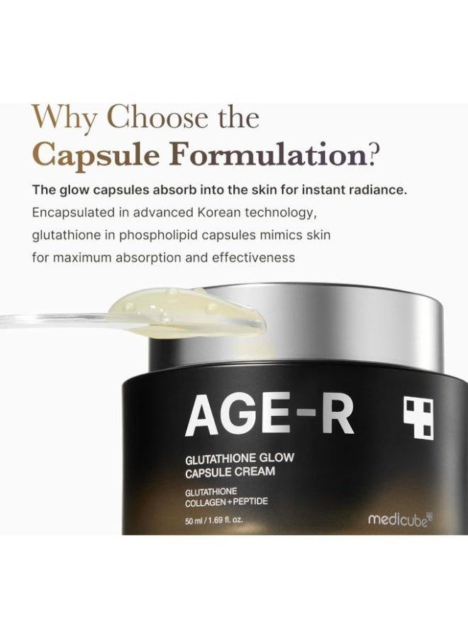 ميديكيوب كريم كبسولات الغلوتاثيون المتوهج من Age-R - 50 مل - Image 2