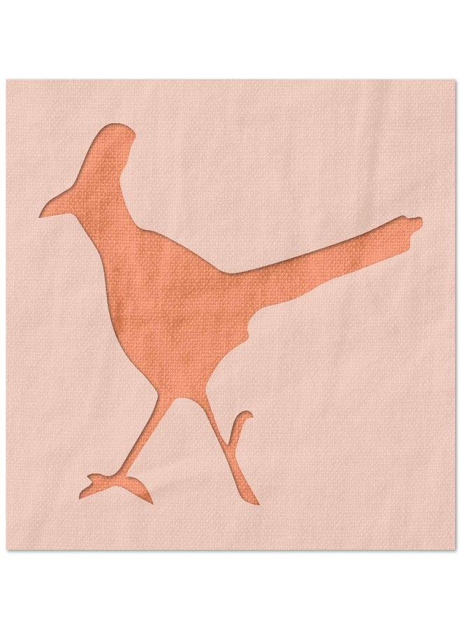 Stencil Stop استنسل طائر رود رنر - بلاستيك مايلر 14 مل (6 × 4.38 بوصة) - Image 1