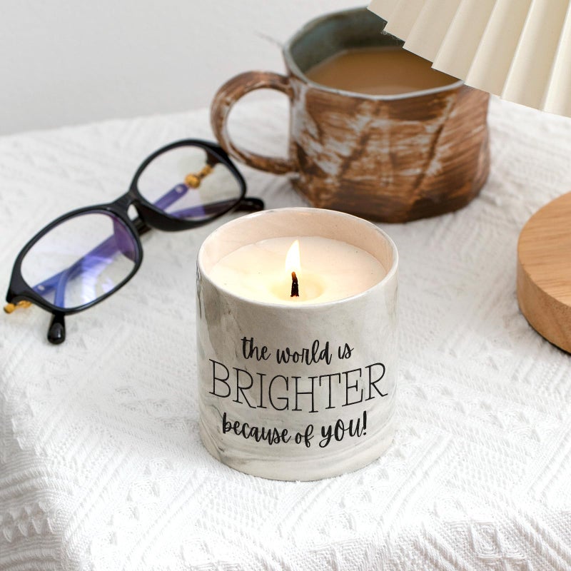 FreeJac Friendship Candle Gifts - Thank You Gift for Women, Mom, Teacher, Sister - Best Friend BFF Birthday Gifts Inspirational Lavender Candle Jar 6 Oz - Image 4