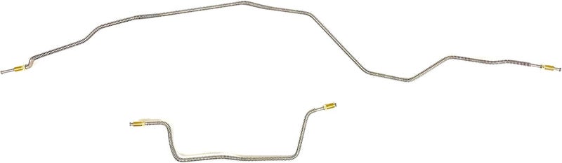 The Stop Shop Stainless Rear Axle Brake Line Pair - Pre Bent for Jeep Cherokee 1997-2001 - Image 1