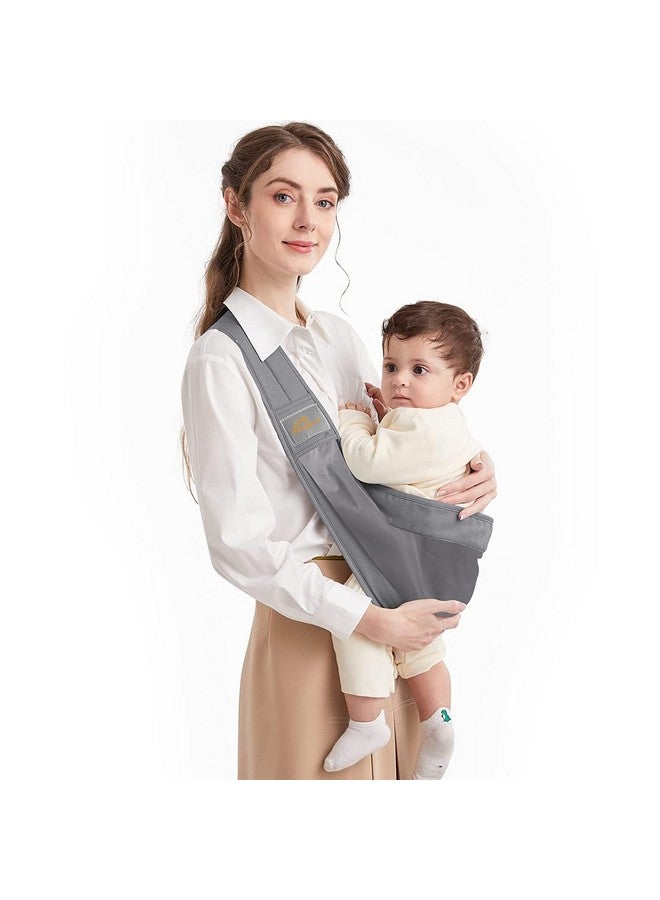 Mumgaroo Baby Carrier Newborn to Toddler, One Shoulder Baby Hip Carrier Ergonomically Adjustable Toddler Carrier Baby Sling, Quick in & Out Baby Sling Carrier, One Size Fits All (Solid Color) - Image 1