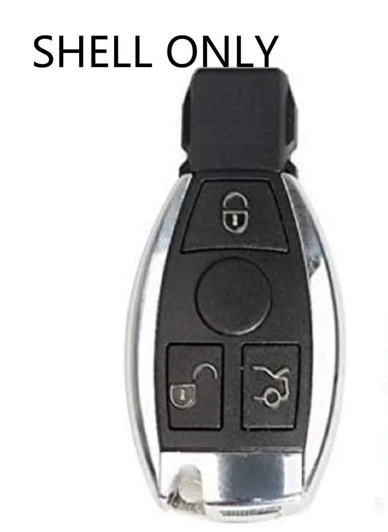 althiqahkey - 3 Button Key Shell Only for Mercedes Benz after 2000+ NEC&BGA replace NEC Chip with logo - Image 1
