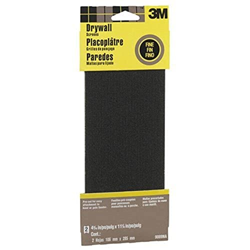 3M Fine 9089NA Drywall Sanding Screen, 4 3/16in x 11 1/4 in, 2-Sheet Grit, 2 Count - Image 4