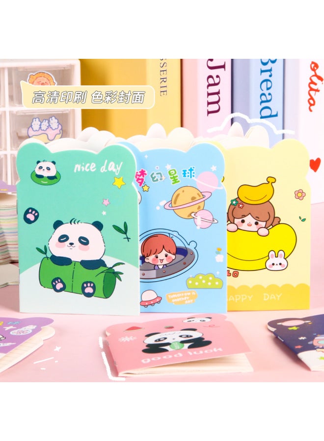 HELPS Student Cute Notebook Customized High-value Small Notebook Portable Small Notepad Flap Pocket Pants Lined Notebook - Image 2