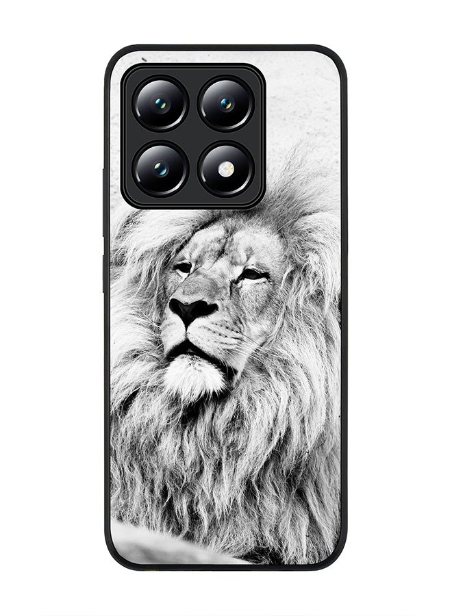 Stylizedd غطاء لهاتف Xiaomi 14T، حماية كاميرا نحيفة، غطاء هاتف مضاد للصدمات - وايز ليون - Image 1