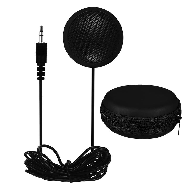Omnidirectional Desktop Microphone 3 5mm Jack High Sensitivity 2m Cable For Video Conference - Image 2