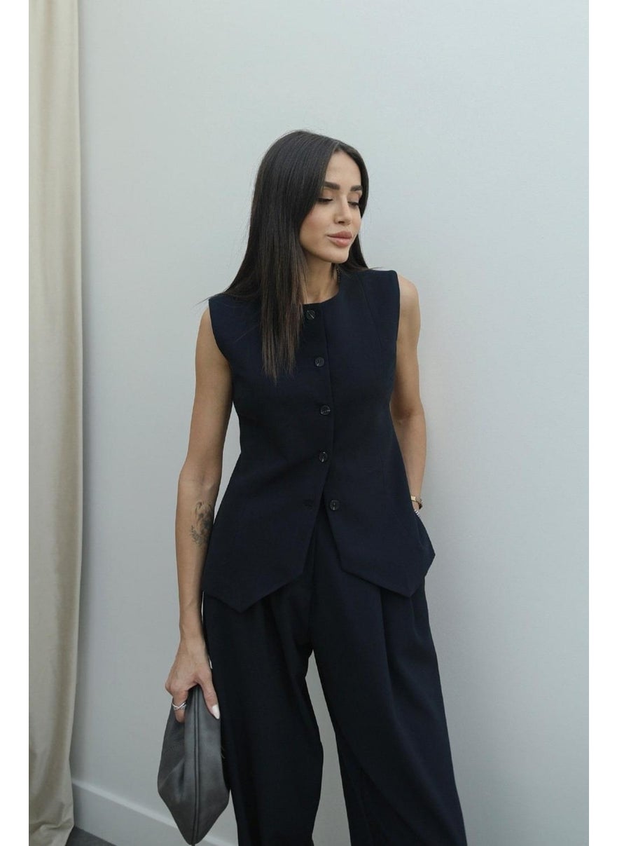 Havoş Navy Blue Carine Vest  - Image 2