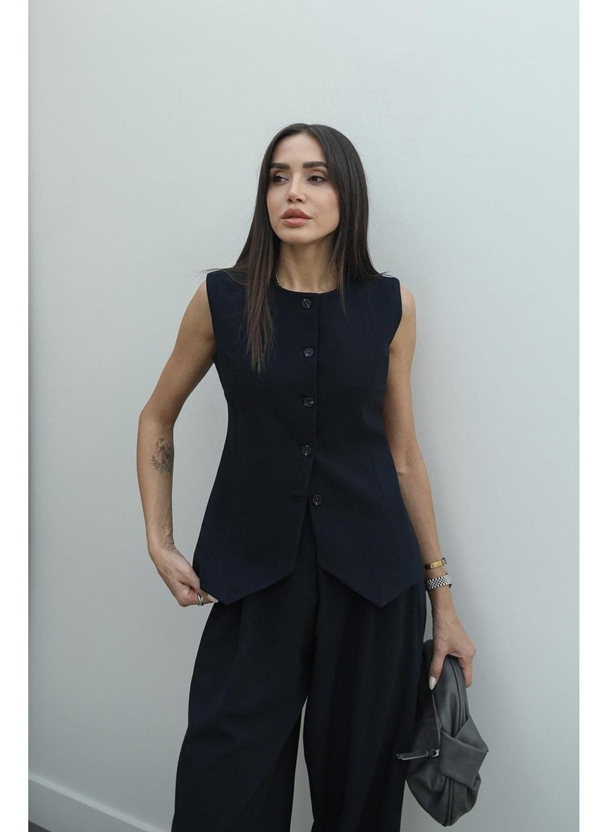 Havoş Navy Blue Carine Vest  - Image 3