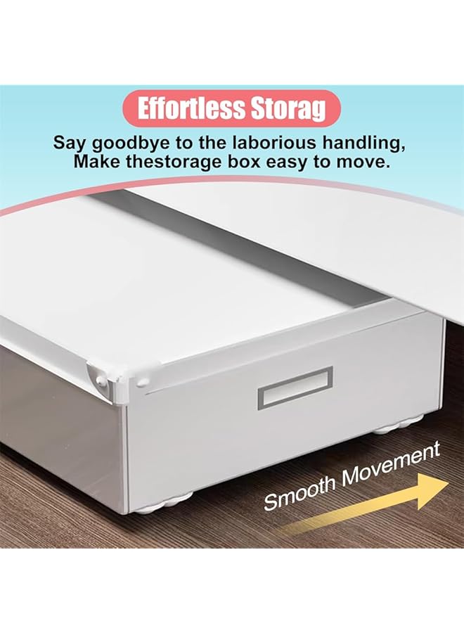 إيروريكس عجلات قوية ذاتية اللصق تدور 360 درجة ولا تسبب ضررًا للأرضية، 8 قطع، تدعم حتى 330 رطلاً للأجهزة والأثاث - Image 4