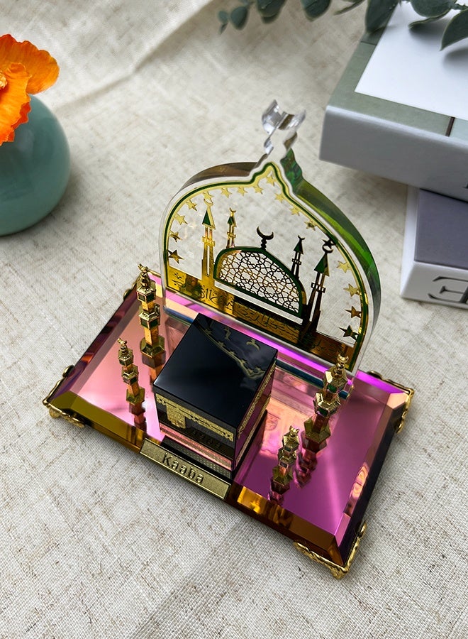 MHONGWEI Muslim Gift Hajj Home Crystal Ornament Art Decoration For Living Room Bedroom Office - Image 4