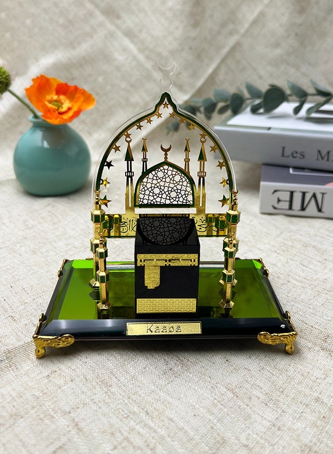 MHONGWEI Muslim Gift Hajj Home Crystal Ornament Art Decoration For Living Room Bedroom Office - Image 1