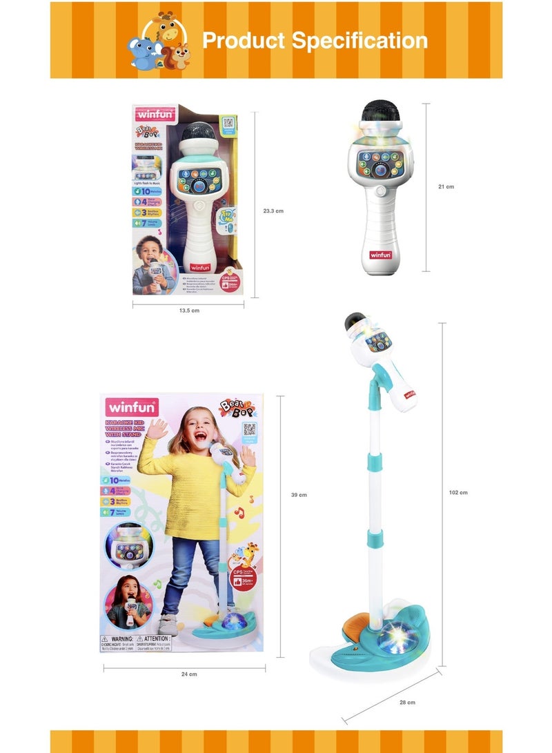 Winfun Beat Pop Karaoke Kid Wireless Mic 250904 - Image 3