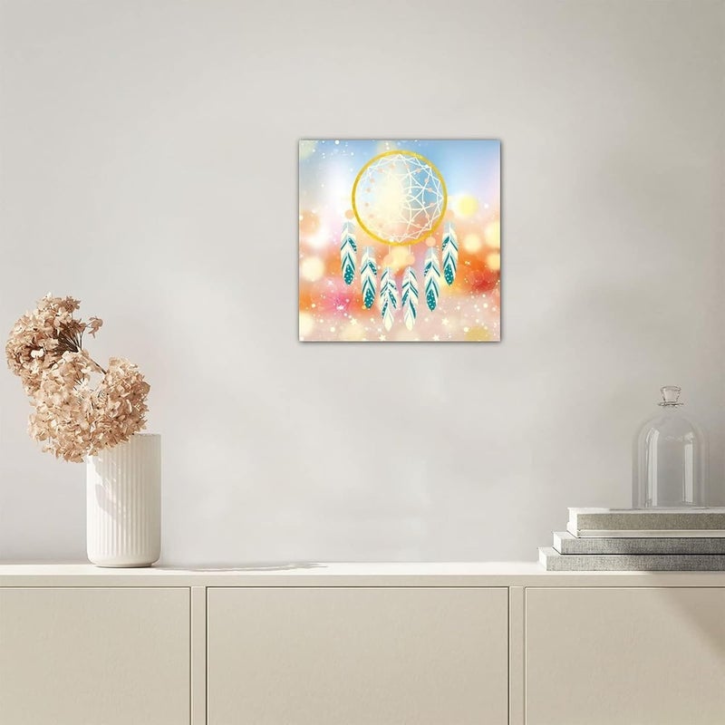 Today Idea Dreamcatchers Canvas Art Print - Abstract Boho Wall Decor for Farmhouse Living Room - Image 3