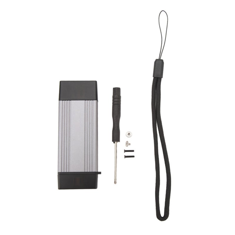 M.2 NVMe SSD Enclosure USB 3.2 Type C Dual Connectors for 2230 2242 SSD - 10Gbps High Speed Aluminium Alloy PCIe SSD Enclosure for Laptop Phone - Image 2