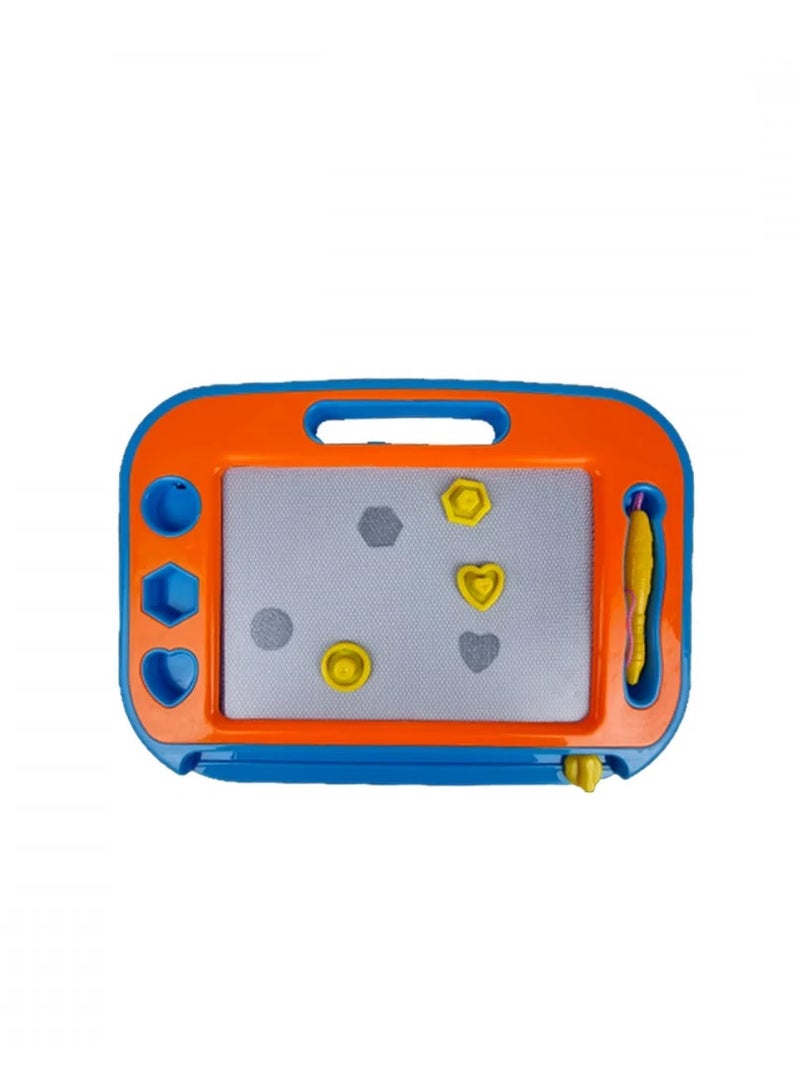 Erasable magnetic drawing and writing board with pen for kids assorted  - Image 2
