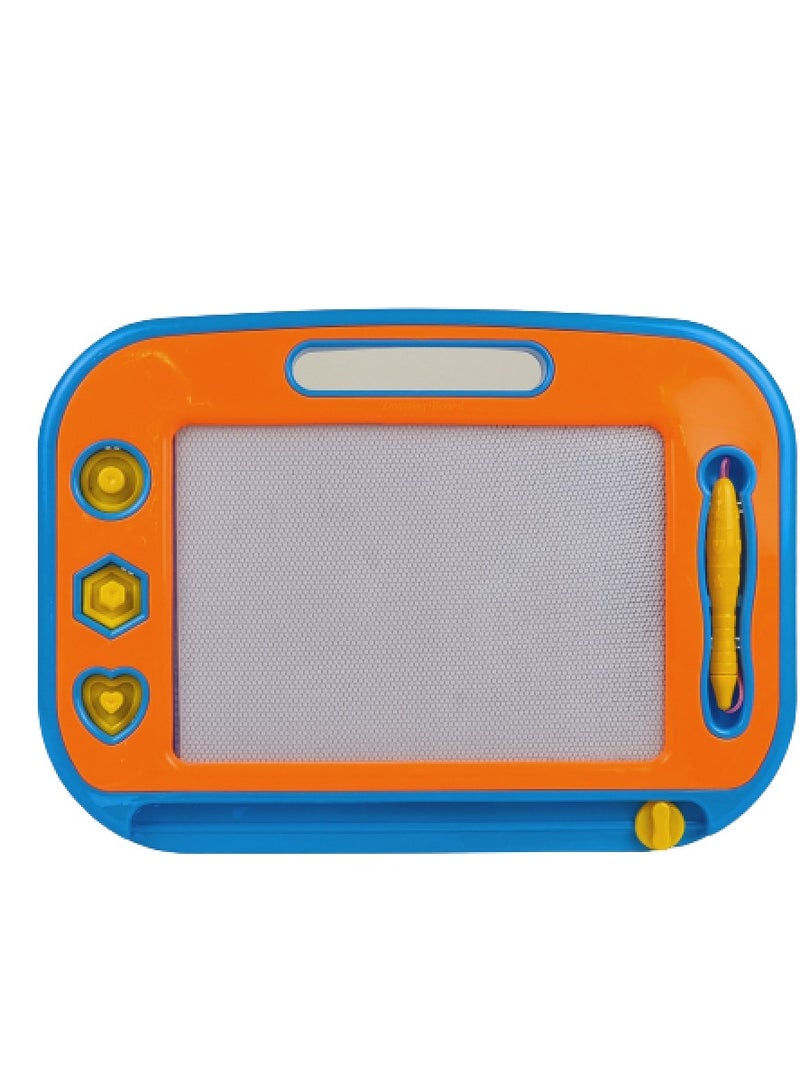 Erasable magnetic drawing and writing board with pen for kids assorted  - Image 4