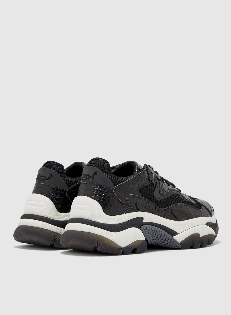 Ash Addict Chunky Sneaker - Black