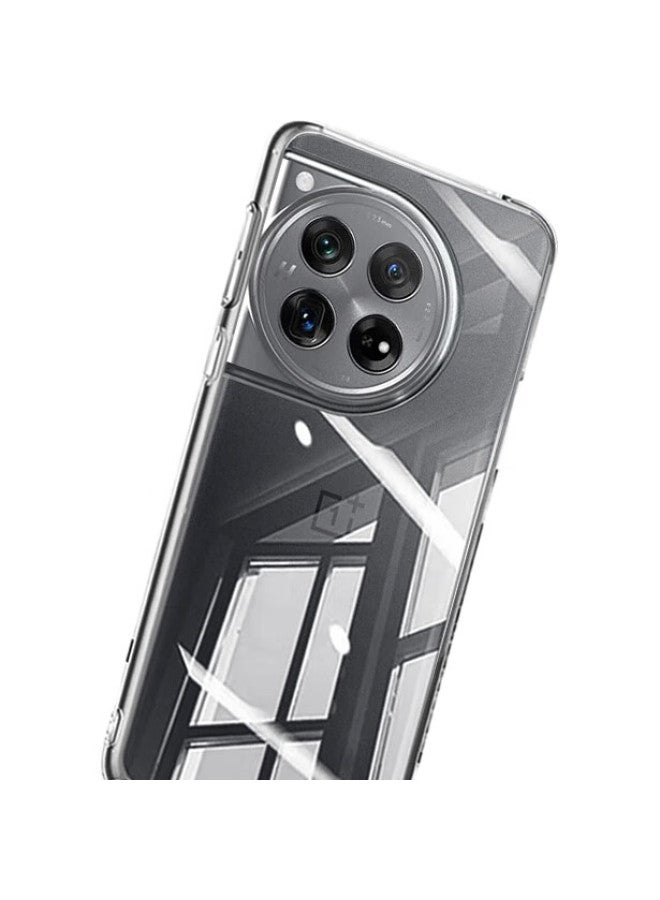 Koolife Case For Oneplus 12, Transparent Soft Shell Protective Cover, Gaming Camera Full Protection, Simple Skin-Friendly Fingerprint-Resistant Back Cover - Image 1