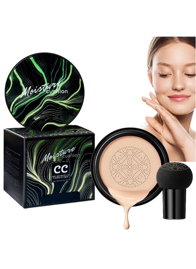 Mushroom Head Air Cushion Cc Cream Foundation Moisturizing Bb Cream Face Makeup Foundation Long Lasting Coverage Of Blemishes Matte Even Skin Tone Nude Makeup Base Primer (01Lvory) - pzsku/ZB868EF53C5427C58B56EZ/45/_/1694504598/a23ad440-5d57-47a7-8d88-c97b2602e8d9