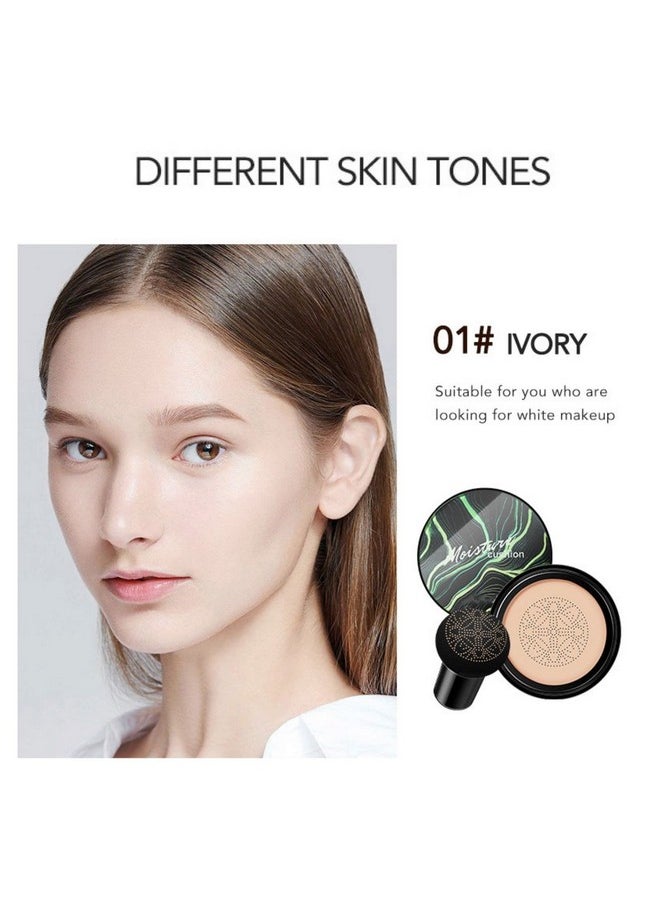 Mushroom Head Air Cushion Cc Cream Foundation Moisturizing Bb Cream Face Makeup Foundation Long Lasting Coverage Of Blemishes Matte Even Skin Tone Nude Makeup Base Primer (01Lvory) - pzsku/ZB868EF53C5427C58B56EZ/45/_/1694504603/c473e14b-3b8e-48e0-b554-0276b7711455