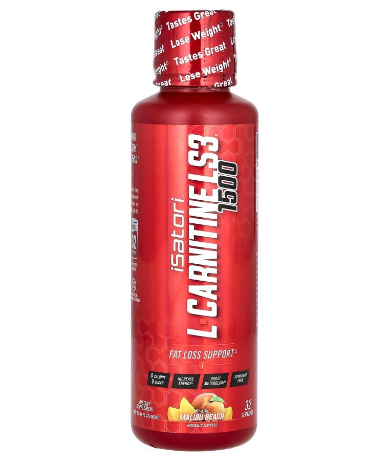 iSatori L-Carnitine LS3 1500 Malibu Beach 1500 mg 16 fl oz (480 ml)
