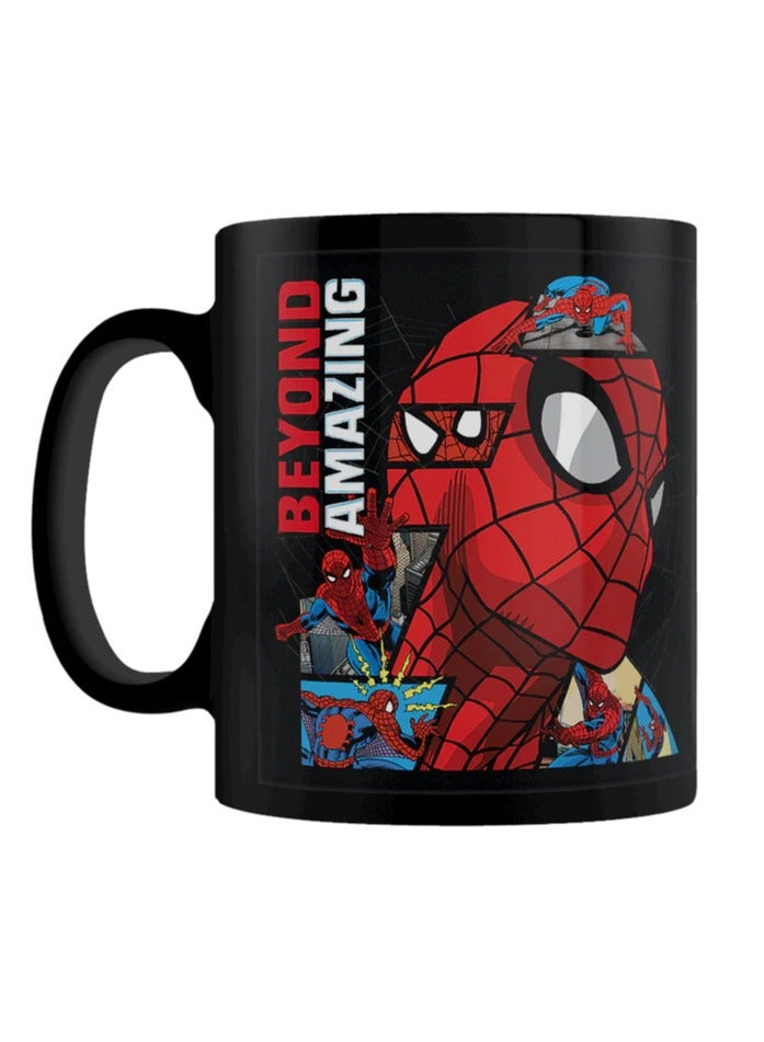 MEC مج بطبعة سبايدر مان 11 أونصة | كوب قهوة من مجموعة Marvel Spiderman Fan | هدية كوب اسبريسو - Image 1