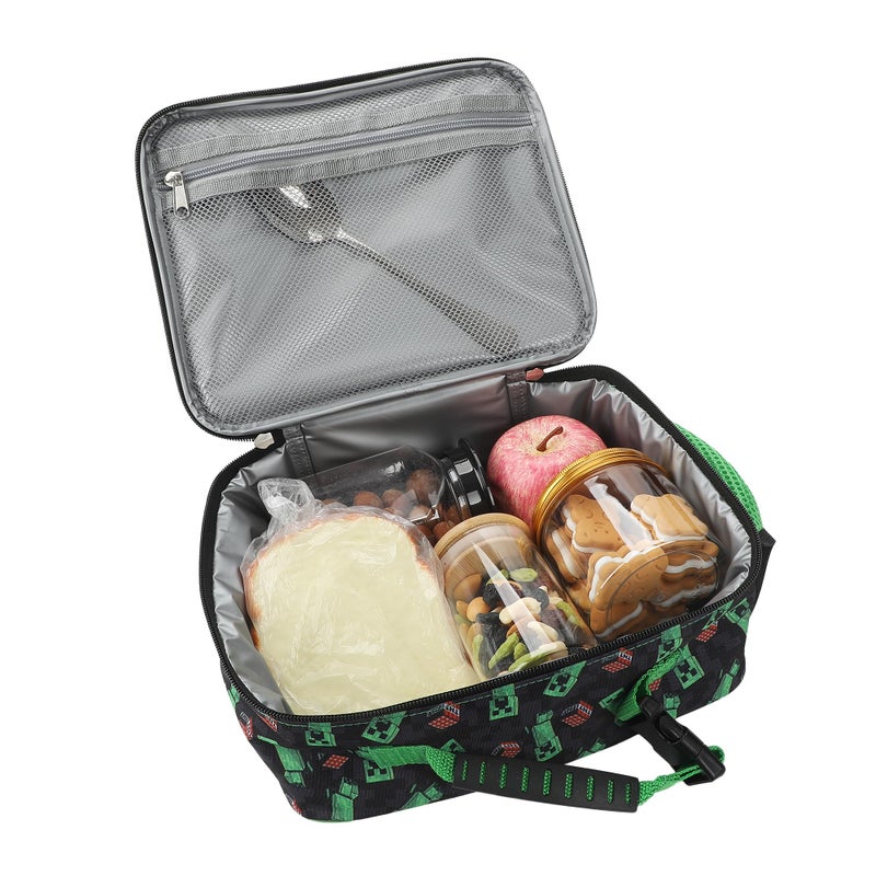 Bioworld Minecraft Creepers and Block Characters Insulated Lunch Kit - Image 5