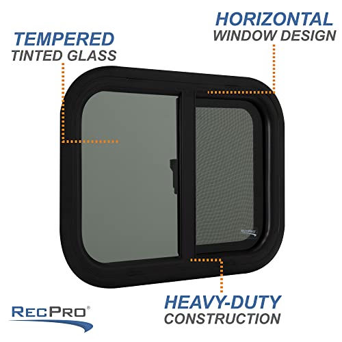 RecPro RV Window | 20"W x 15"H | Teardrop Style | Horizontal Sliding | RV Window Replacement | Made in USA - Image 5