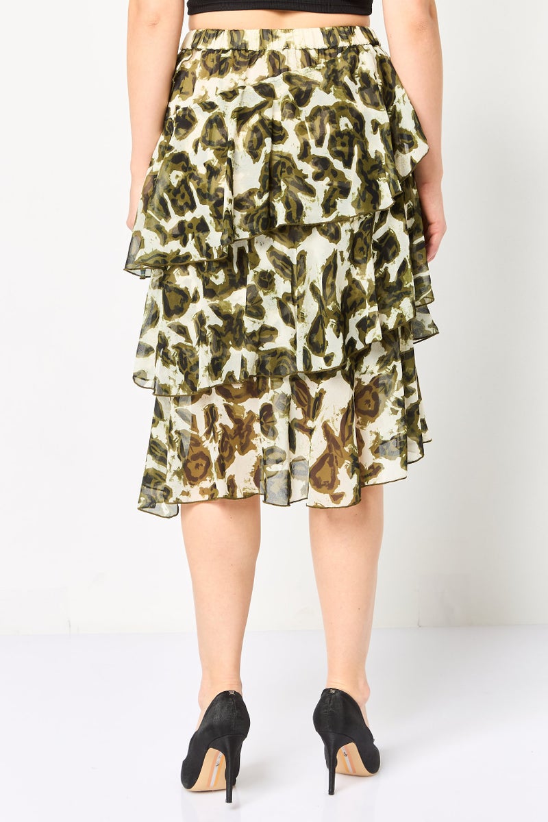 SELECTED تنورات ميدي بنمط شامل للنساء، متعددة الألوان - Image 3