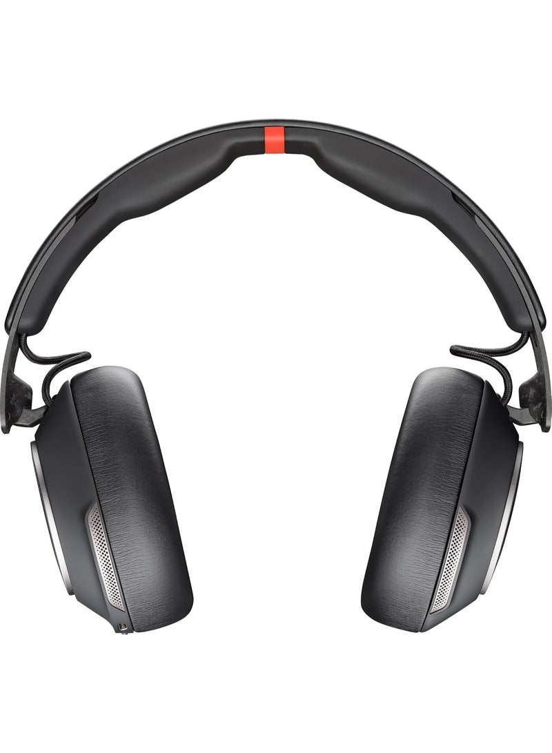 Poly Voyager Surround 85 UC Wireless Bluetooth 5.3 Headset w/ USB-C & USB-A Adapter, Boomless 6+4 Mic Noise-Cancelling, Hybrid ANC, 40mm Drivers, 21h Talk/24h Playtime, Microsoft Teams Certified, Charging Stand + Carry Case | 8G7T8AA - Image 2