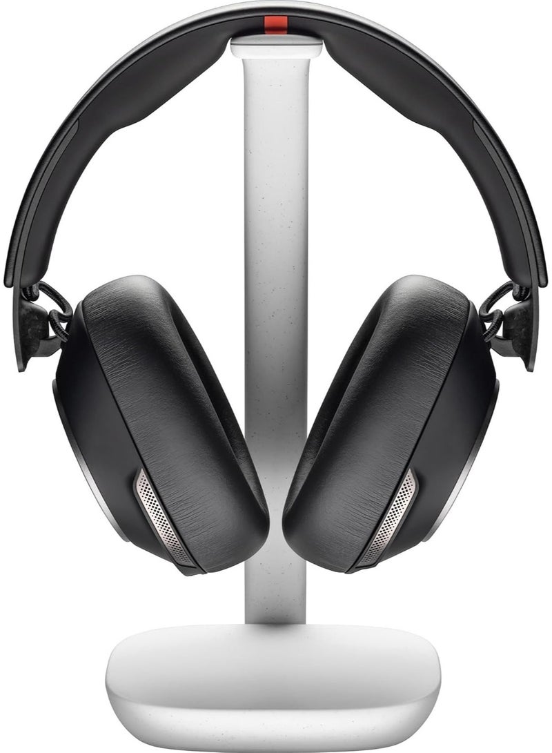 Poly Voyager Surround 85 UC Wireless Bluetooth 5.3 Headset w/ USB-C & USB-A Adapter, Boomless 6+4 Mic Noise-Cancelling, Hybrid ANC, 40mm Drivers, 21h Talk/24h Playtime, Microsoft Teams Certified, Charging Stand + Carry Case | 8G7T8AA - Image 3