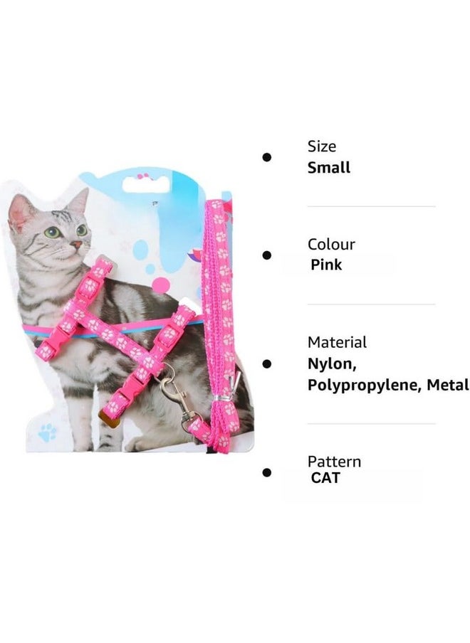 PET Chest Back Cover Nylon Lead Rope I-Word Anti-Slip Cat Rope Cat Chain Multi-Color Breathable Mesh Dog Cat Vest Harness Pack Of 1  - Image 3
