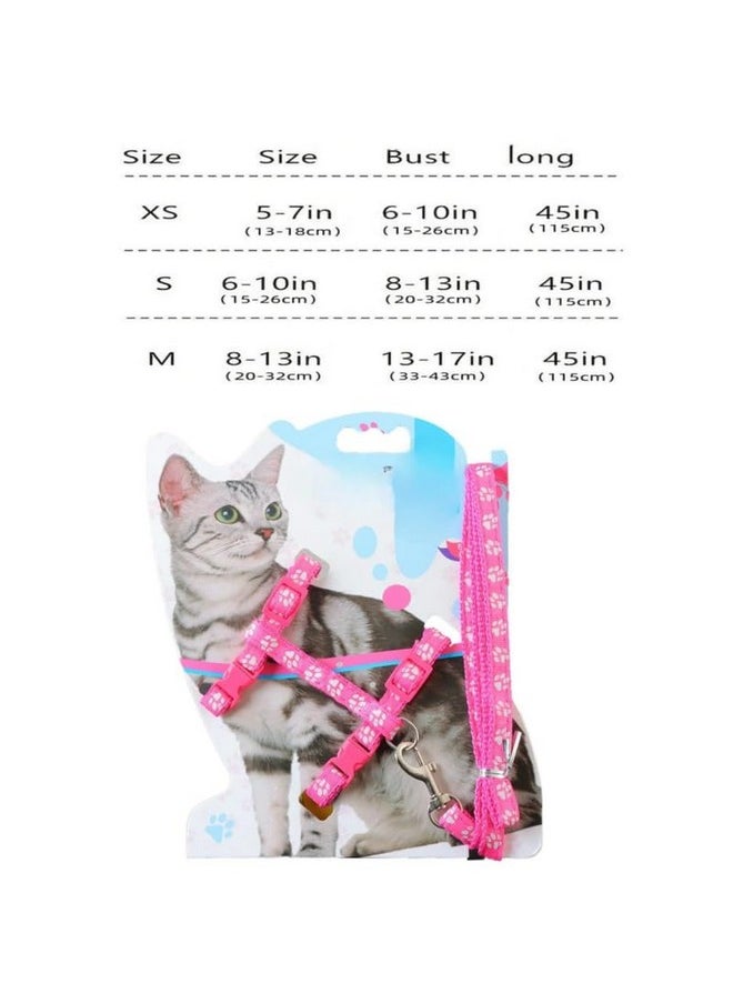 PET Chest Back Cover Nylon Lead Rope I-Word Anti-Slip Cat Rope Cat Chain Multi-Color Breathable Mesh Dog Cat Vest Harness Pack Of 1  - Image 4