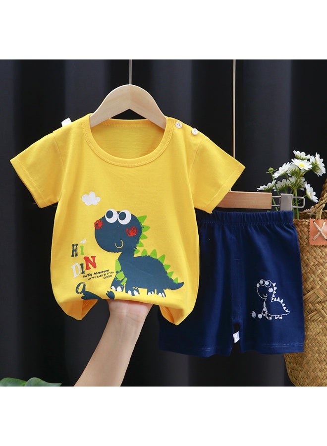 Kids' Cotton Short Sleeve Set - New Summer Outfit for Boys and Girls