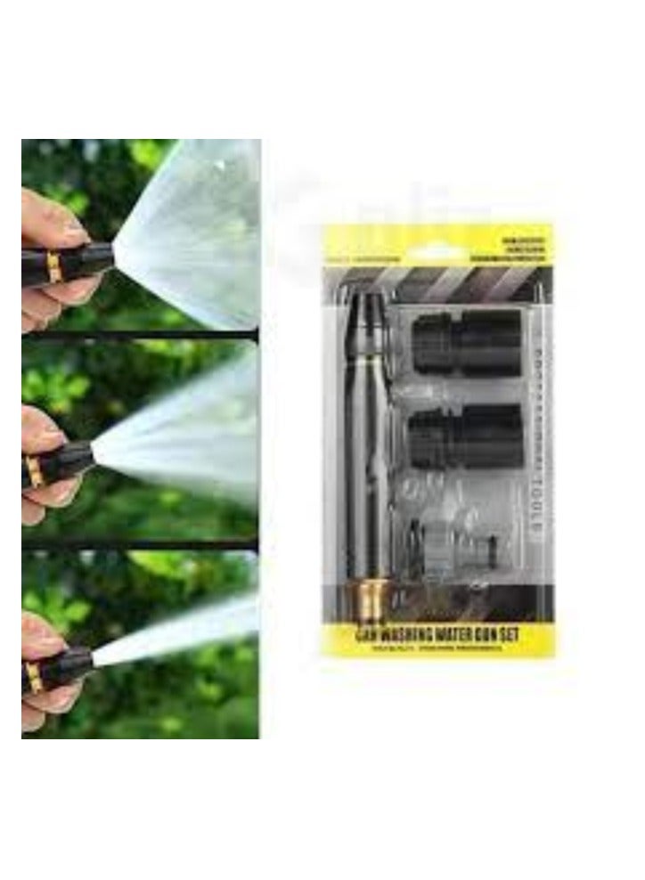 مسدس رش الماء، فوهة غسيل السيارة، فوهة رش الماء ذات الضغط العالي، أنبوب فوهات خرطوم المياه النفاثة للبستنة، الدراجة، غسيل السيارات، تنظيف النوافذ - Image 1