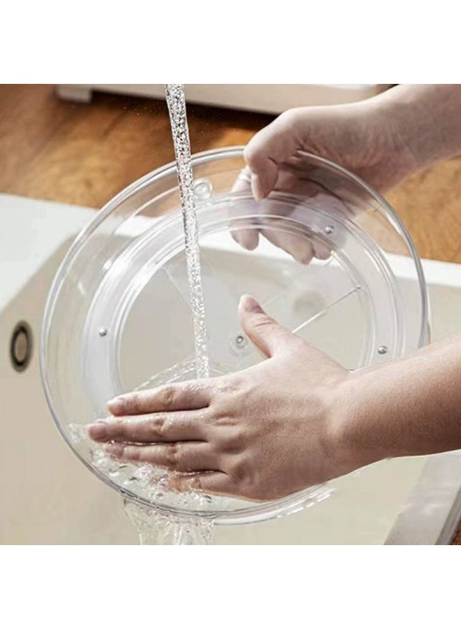 Rotating Turntable Organizer Lightweight Storage Bin for Bathroom Desk Party 27.3x4.8cm | Kitchen, Dining & Bar | Kitchen Storage & Organization | Racks & Holders - Image 1