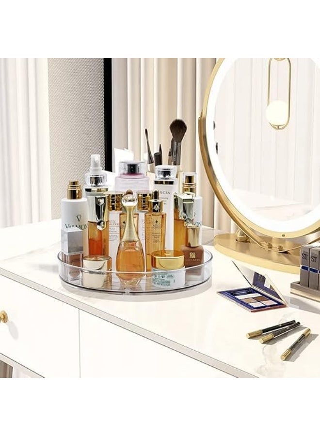Rotating Turntable Organizer Lightweight Storage Bin for Bathroom Desk Party 27.3x4.8cm | Kitchen, Dining & Bar | Kitchen Storage & Organization | Racks & Holders - Image 4