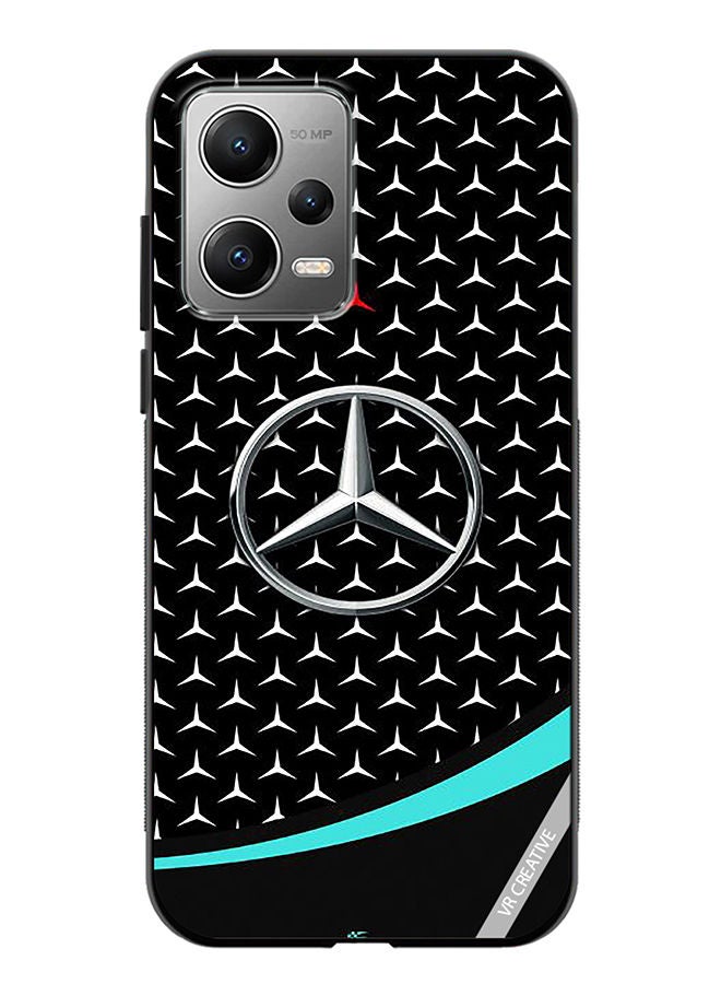 VR CREATIVE Protective Case Cover For Xiaomi Redmi Note 12 Pro Mercedes Amg Petronas F1 Design Multicolour - Image 1