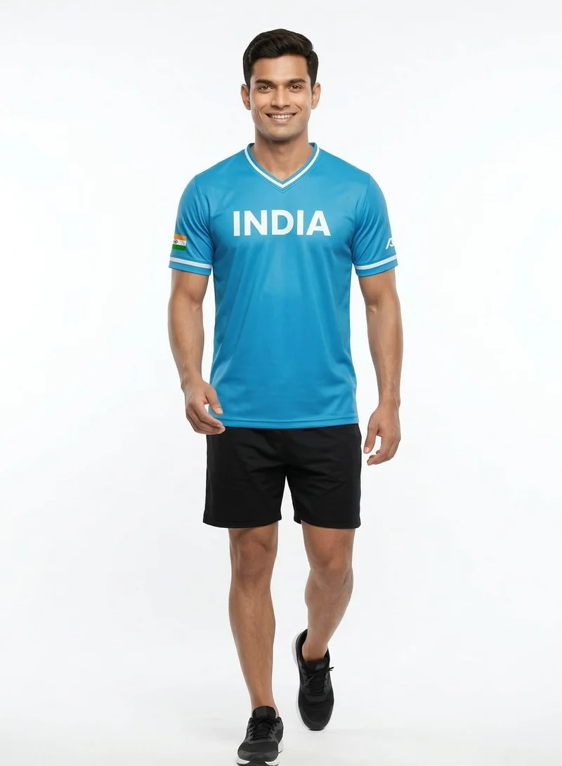 البيسبول يونايتد India Baseball National Team Men's Lifestyle V-Neck Jersey