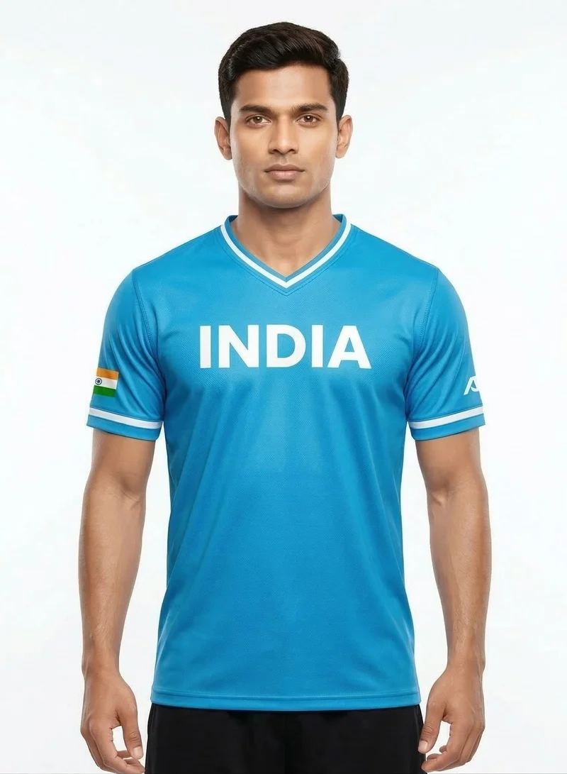 Baseball United India Baseball National Team Men's Lifestyle V-Neck Jersey