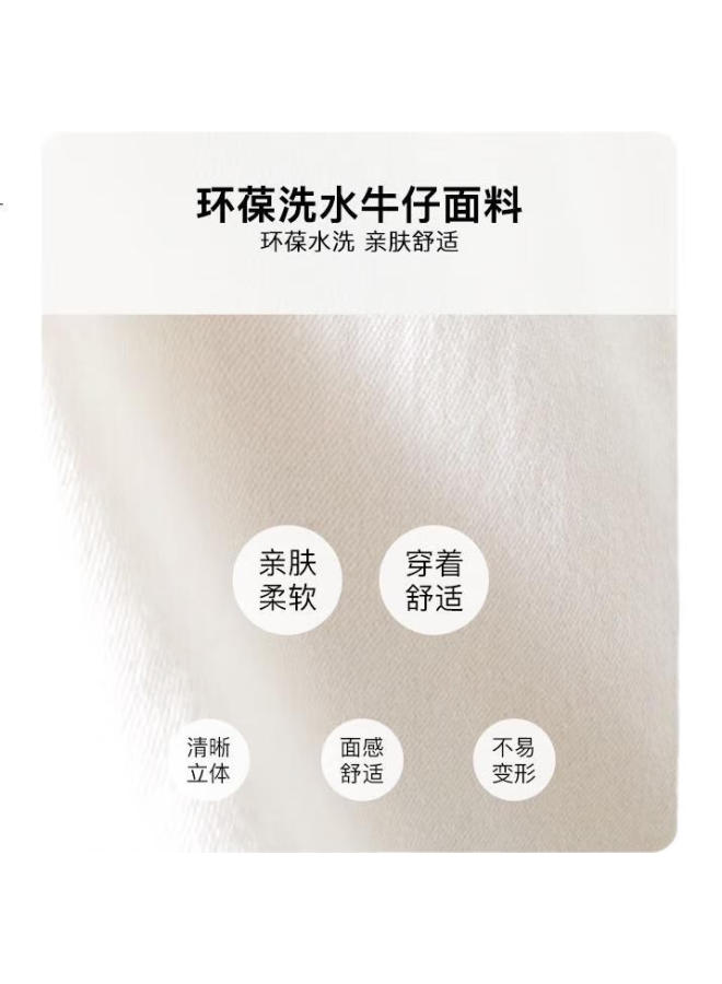 Olrain Women'S Spring High Waist Loose Casual Straight Leg Jeans Narrow Wide Leg Pants White S - Image 2