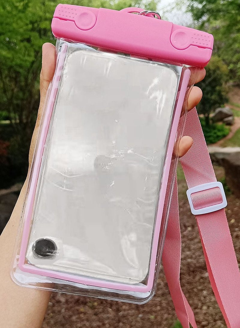 QUTOOB Waterproof Mobile Bag With Lanyard For iPhone, Samsung and Other Mobiles, Idealy Used At Beach, While Swimming, Enjoying Water Related Activities, Camping, Fashion Mobile Pouch For Swimming and Beach  - Image 2