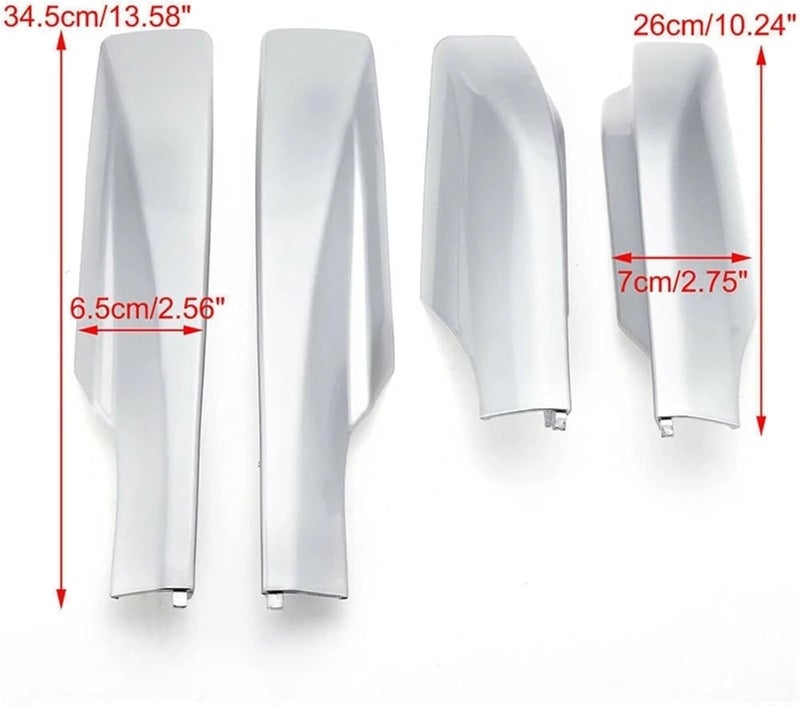 Wivplex Roof Rack Rail End Cover Set for Toyota RAV4 - Image 2