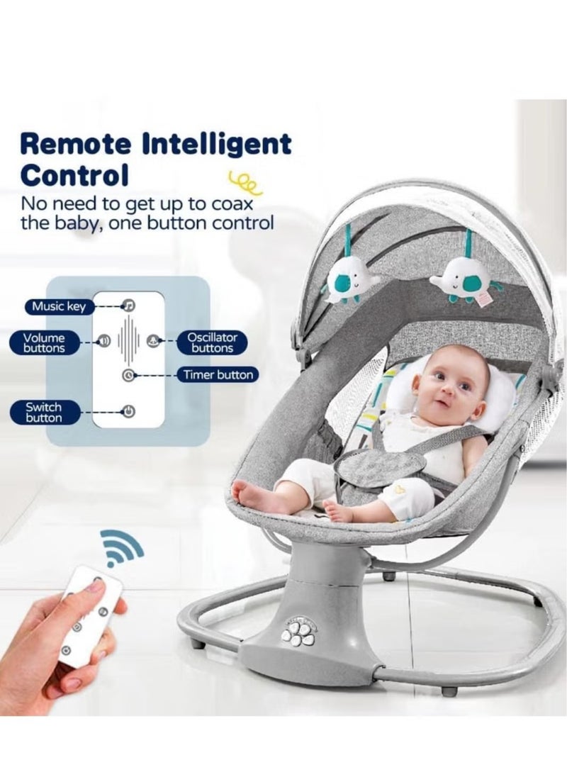 Arababy - 3-In-1 Multi-Functional Bassinet Baby Swings With Remote Control For Infants - Image 1