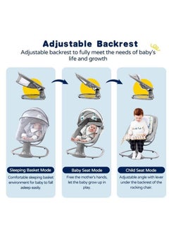 3-In-1 Multi-Functional Bassinet Baby Swings With Remote Control For Infants - pzsku/ZB869B914A87860704407Z/45/_/1725949410/4d42a3ab-43be-4a75-909f-d6f15316b2eb