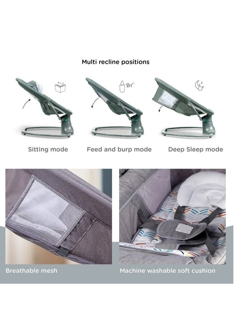 Arababy - 3-In-1 Multi-Functional Bassinet Baby Swings With Remote Control For Infants - Image 1