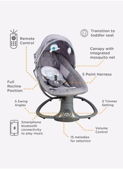 3-In-1 Multi-Functional Bassinet Baby Swings With Remote Control For Infants - pzsku/ZB869B914A87860704407Z/45/_/1725949411/5bf1127c-6684-4337-9c27-d06480ba978f