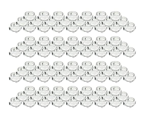 SHREE MAHA Empty Transparent Containers 5gm Empty Acrylic San Jar Transparent Cosmetic Container with Leakproof inner lids for Lip Balms Lip Scrubs Body Butters Makeup DIY PACK OF 48 - Image 1