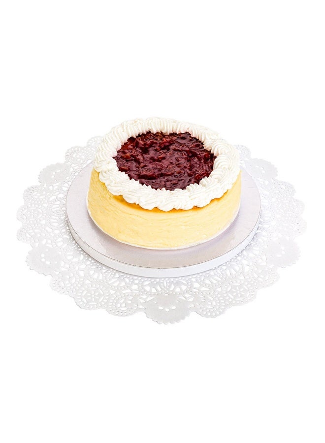 Restaurantware Pastry Tek 12 x 12 Inch Lace Doilies, 100 Decorative Tableware Placemats - Disposable, Round, White Paper Table Doilies, For Birthdays, Or Weddings, Table Decor - Image 2